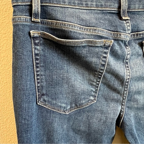 Joe’s women Dk blue mid rise skinny ankle jeans zip pull loop, The Icon, sz 30 - Picture 10 of 16